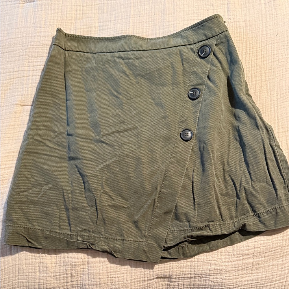 Banana Republic Olive Mini Skirt
